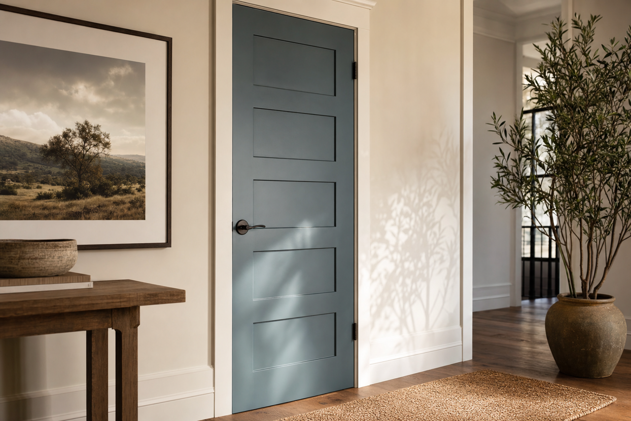 Hamilton by Benjamin Moore on interior-doors