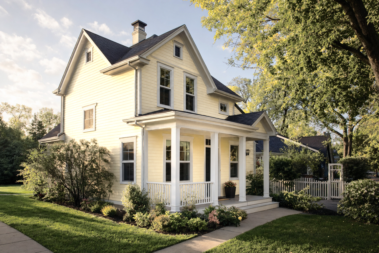 Beacon by Benjamin Moore on exterior