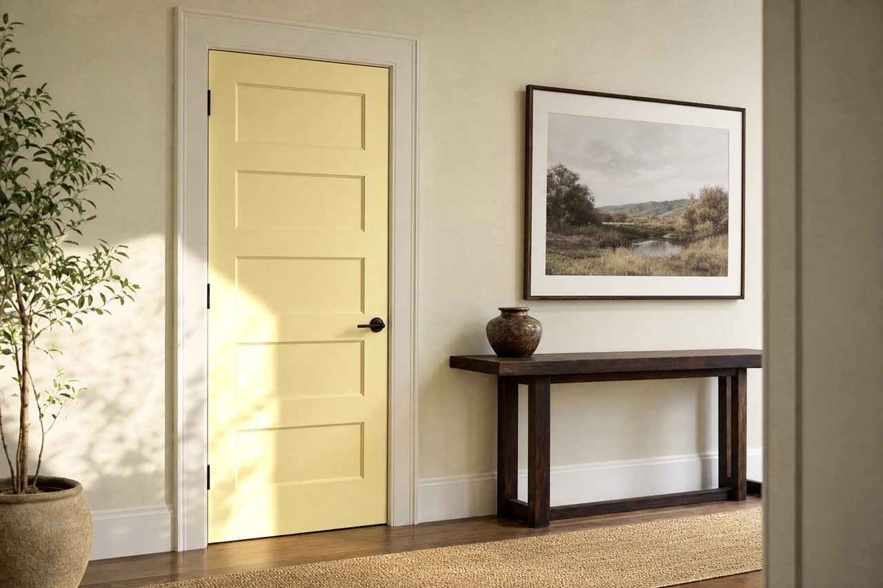 Beacon by Benjamin Moore on interior-doors