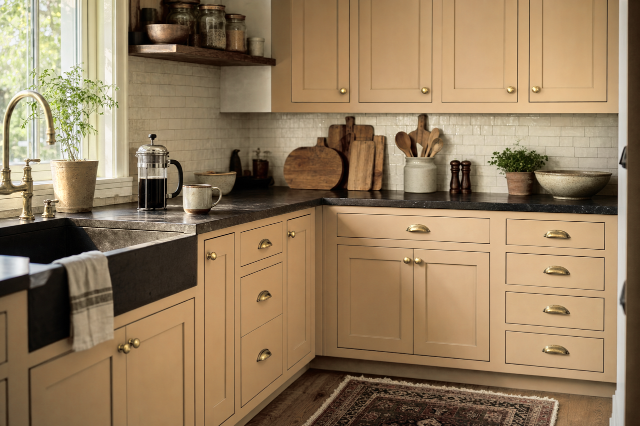 Huntington by Benjamin Moore on cabinets