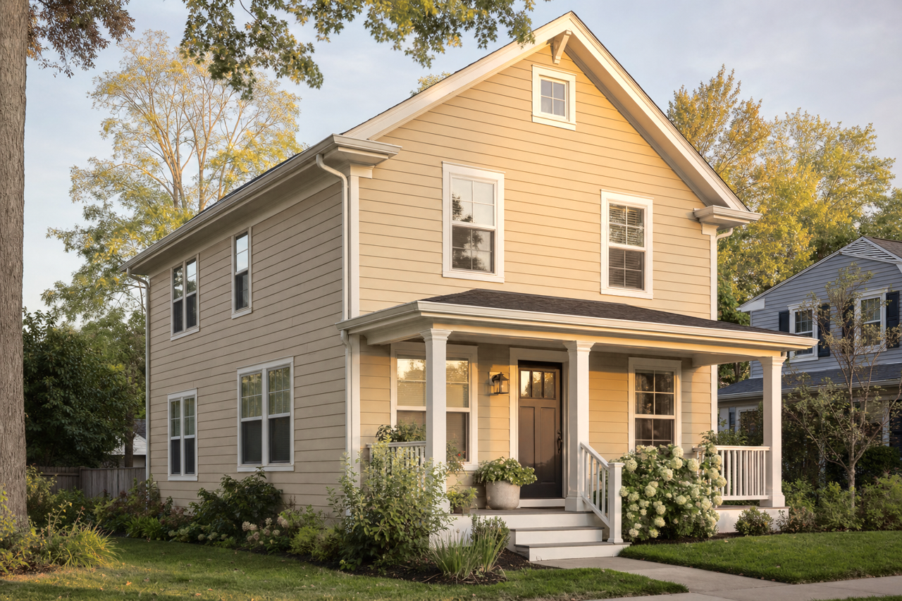 Quincy by Benjamin Moore on exterior