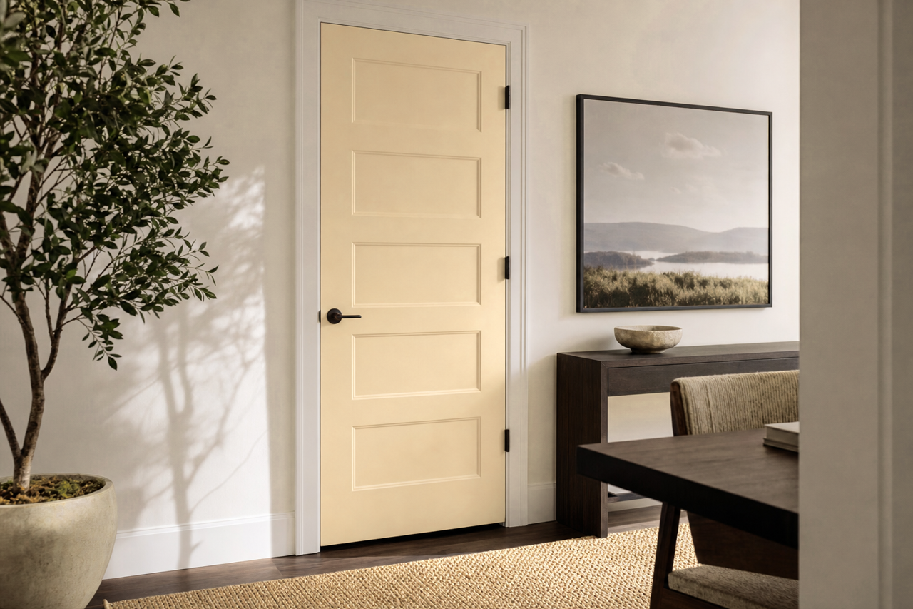 Monroe by Benjamin Moore on interior-doors