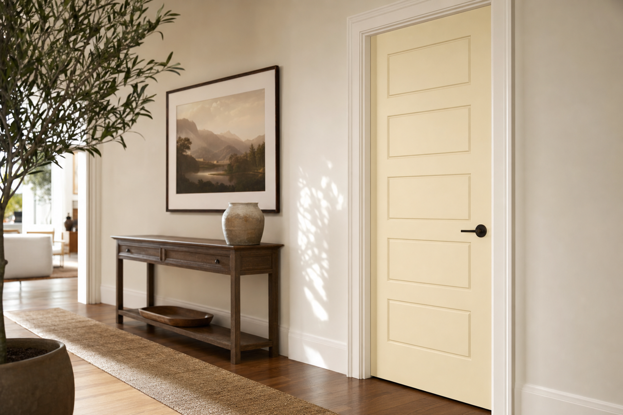 Monterey by Benjamin Moore on interior-doors