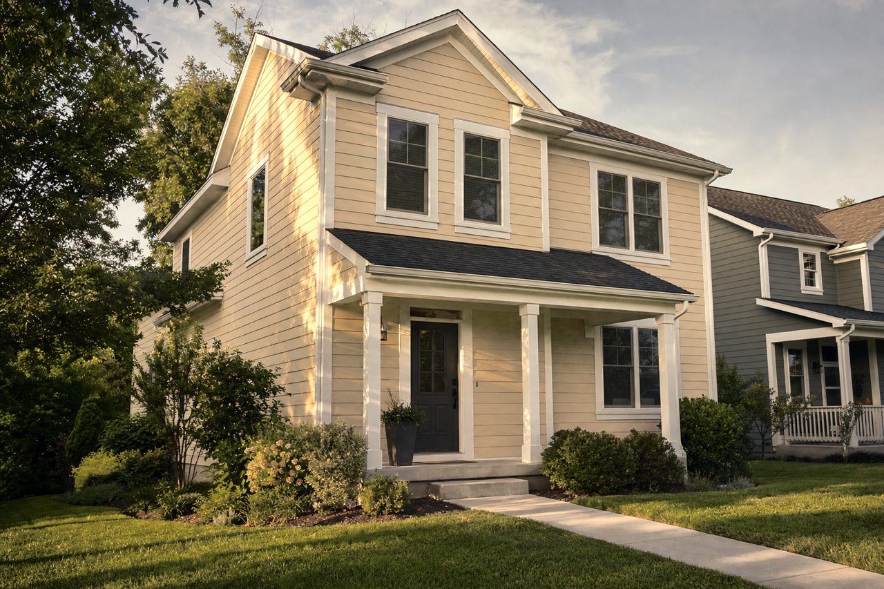 Shelburne by Benjamin Moore on exterior