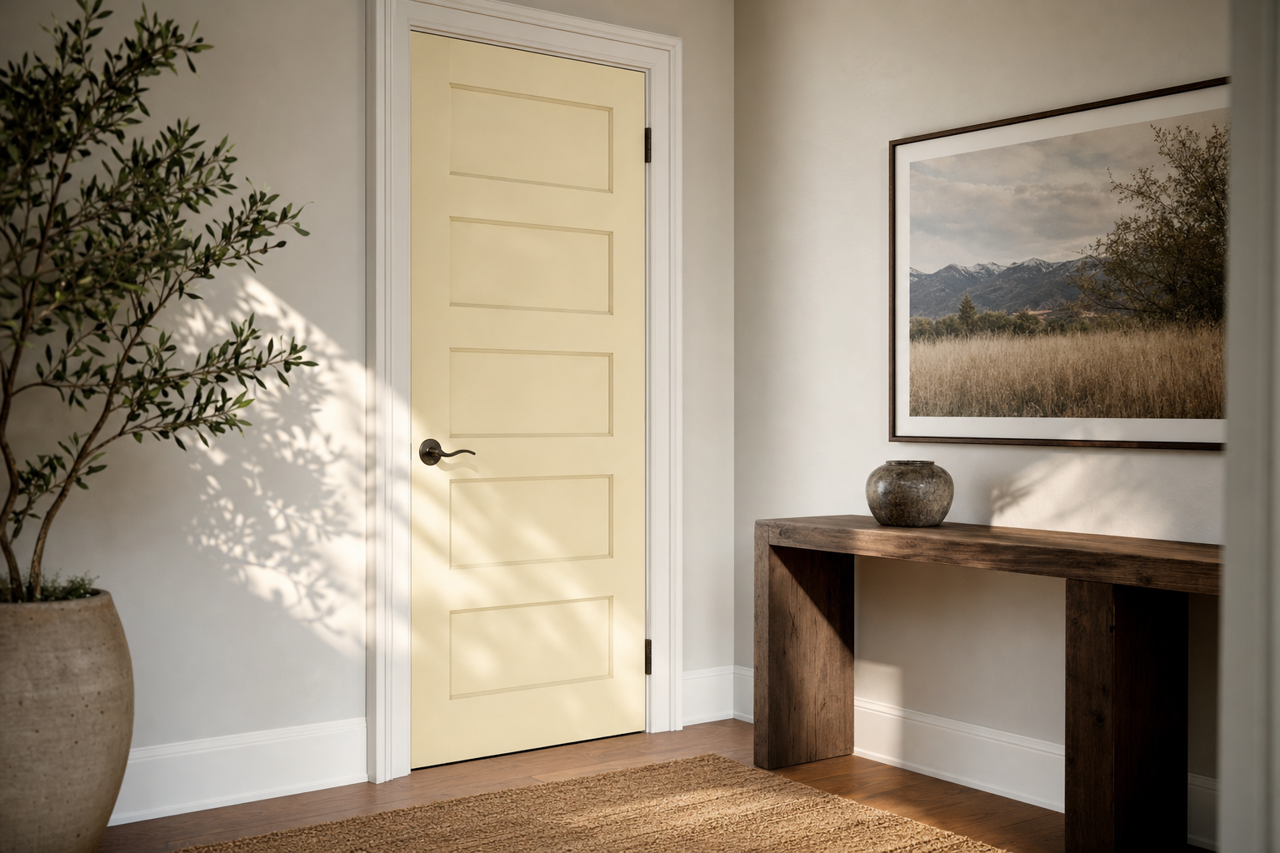 Greenmount by Benjamin Moore on interior-doors