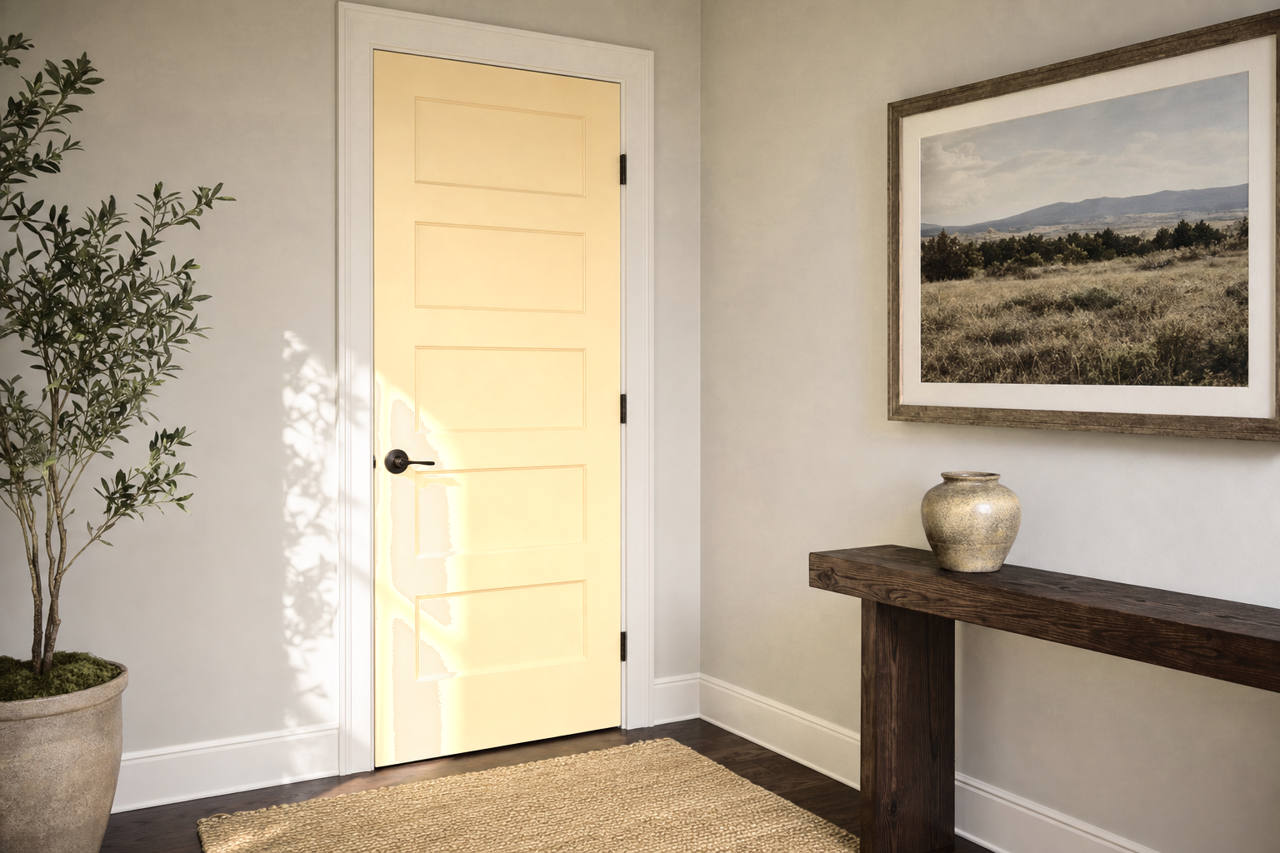 Philadelphia by Benjamin Moore on interior-doors