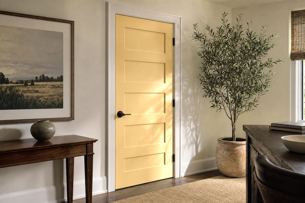 Waterbury by Benjamin Moore on interior-doors