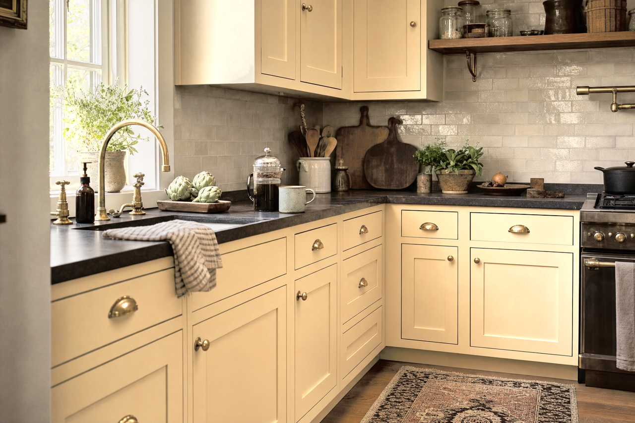 Standish by Benjamin Moore on cabinets