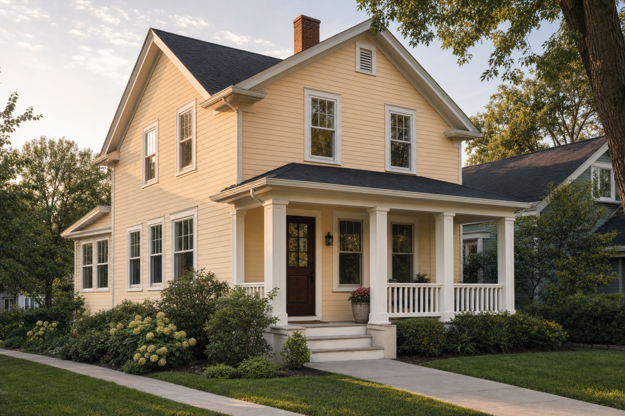 Montgomery by Benjamin Moore on exterior