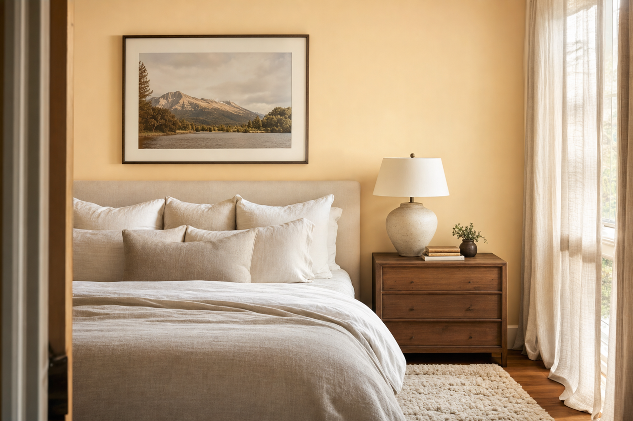 Hepplewhite by Benjamin Moore on interiors