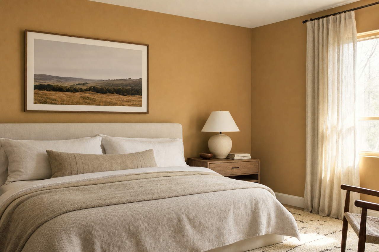 Mystic by Benjamin Moore on interiors