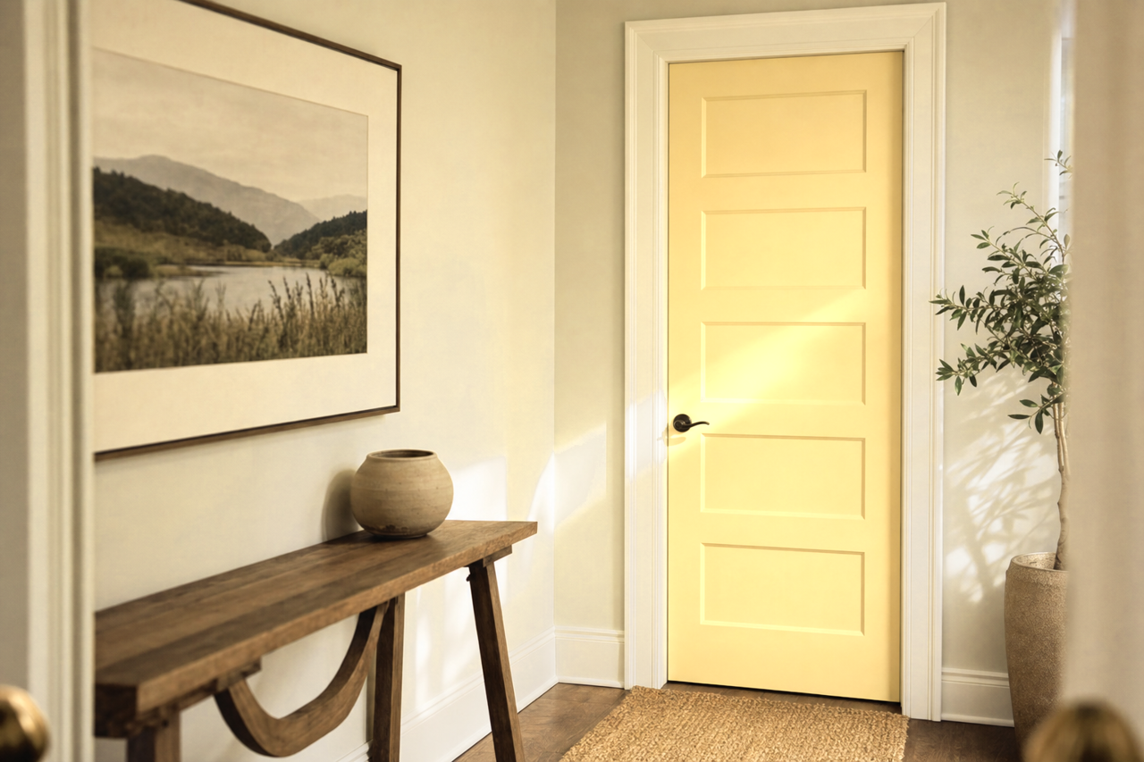 Hawthorne by Benjamin Moore on interior-doors