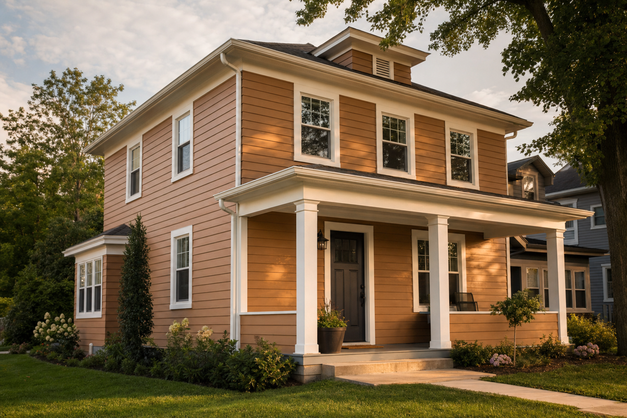 Greenfield by Benjamin Moore on exterior