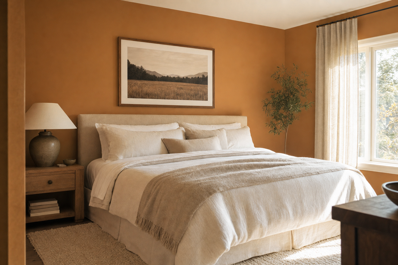 Greenfield by Benjamin Moore on interiors