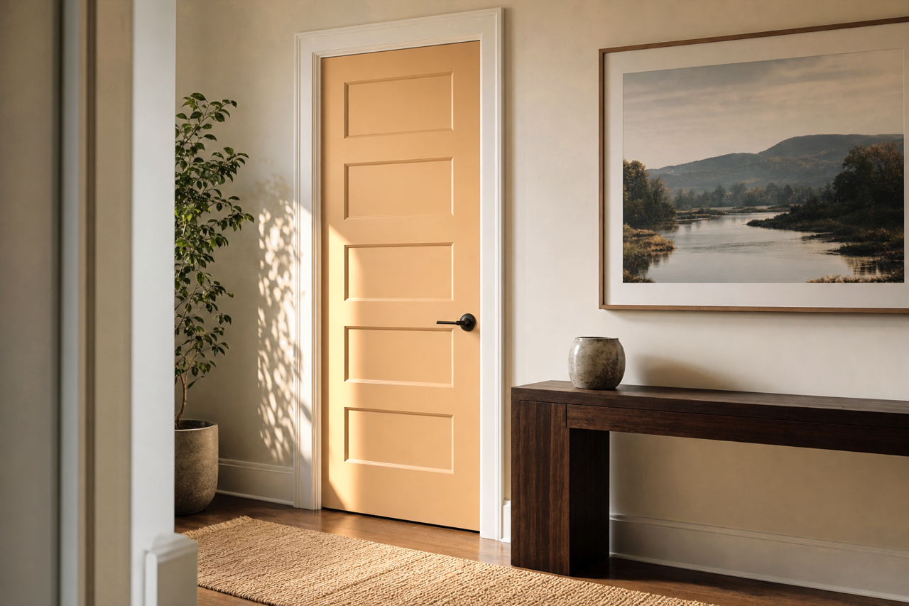 Roxbury by Benjamin Moore on interior-doors