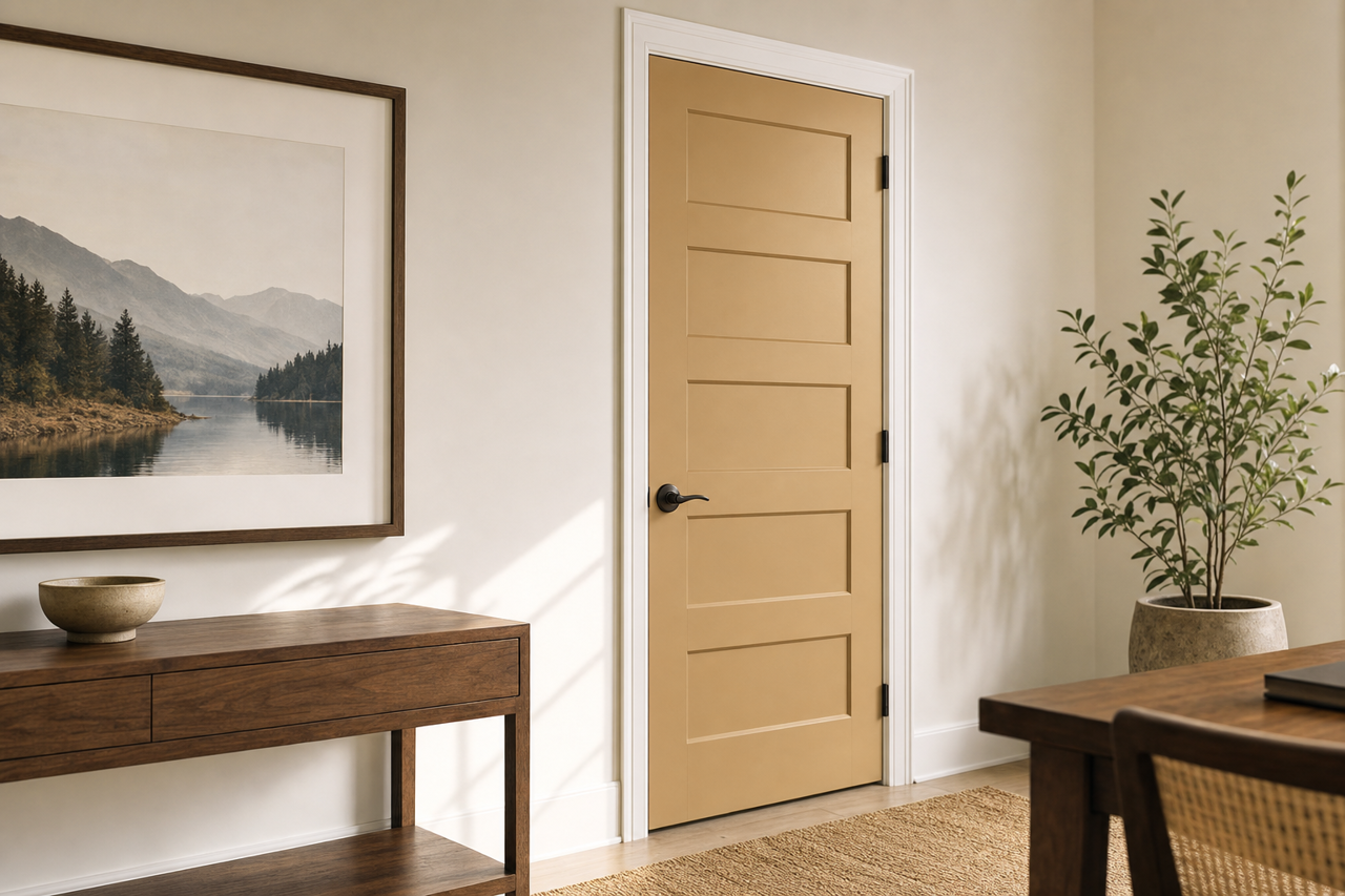 Tyler by Benjamin Moore on interior-doors