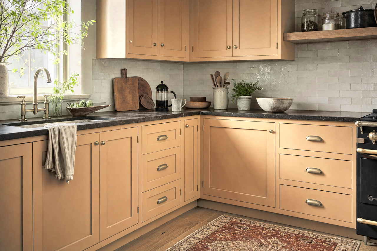 Shaker by Benjamin Moore on cabinets