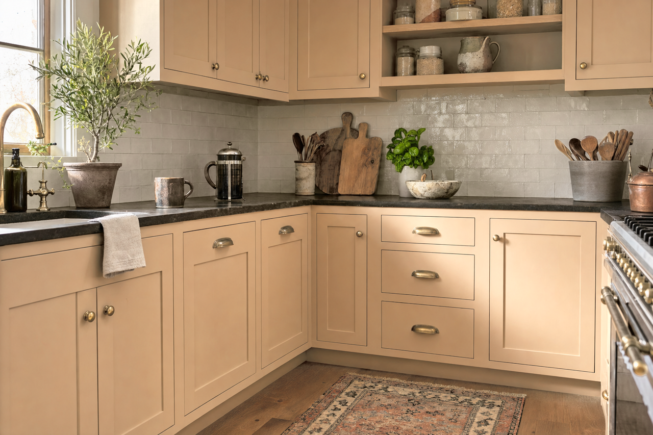 Brookline by Benjamin Moore on cabinets