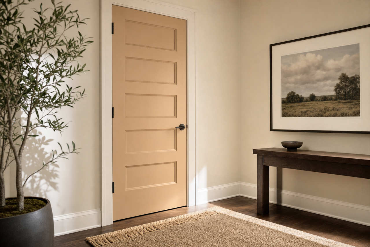 Brookline by Benjamin Moore on interior-doors