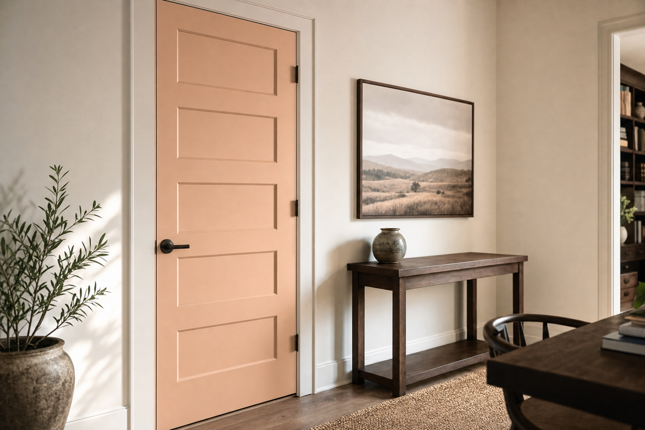 Winthrop by Benjamin Moore on interior-doors