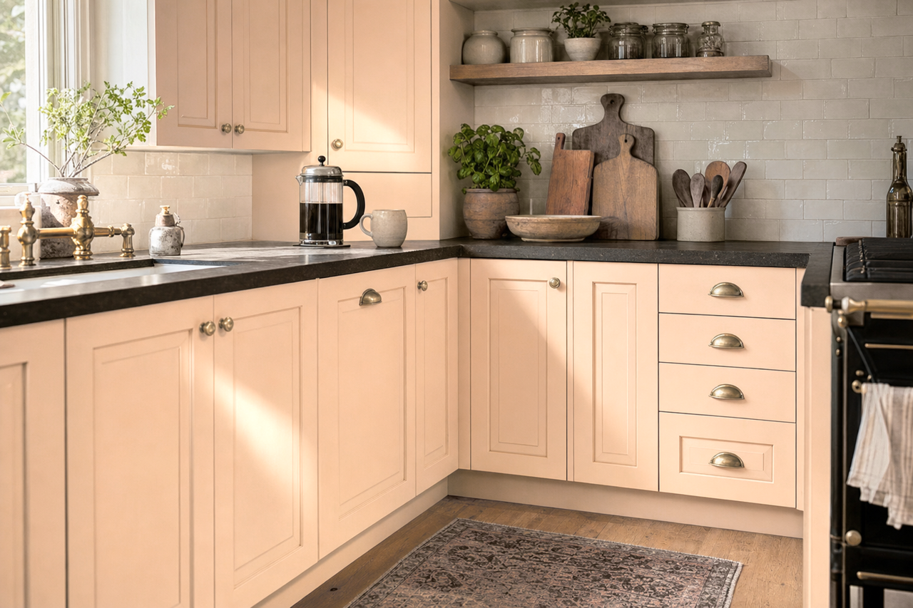 Georgetown by Benjamin Moore on cabinets