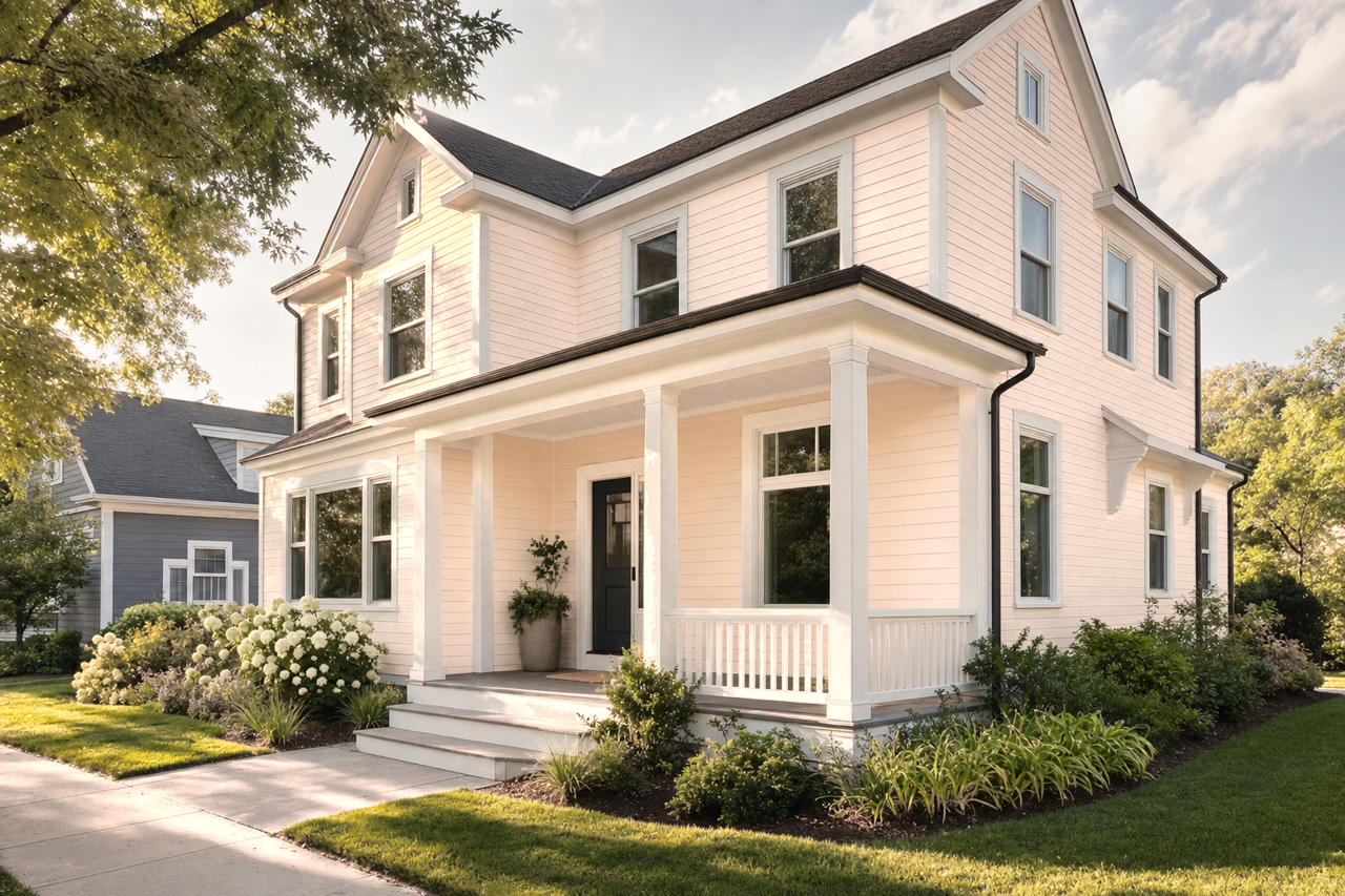 Sheraton by Benjamin Moore on exterior