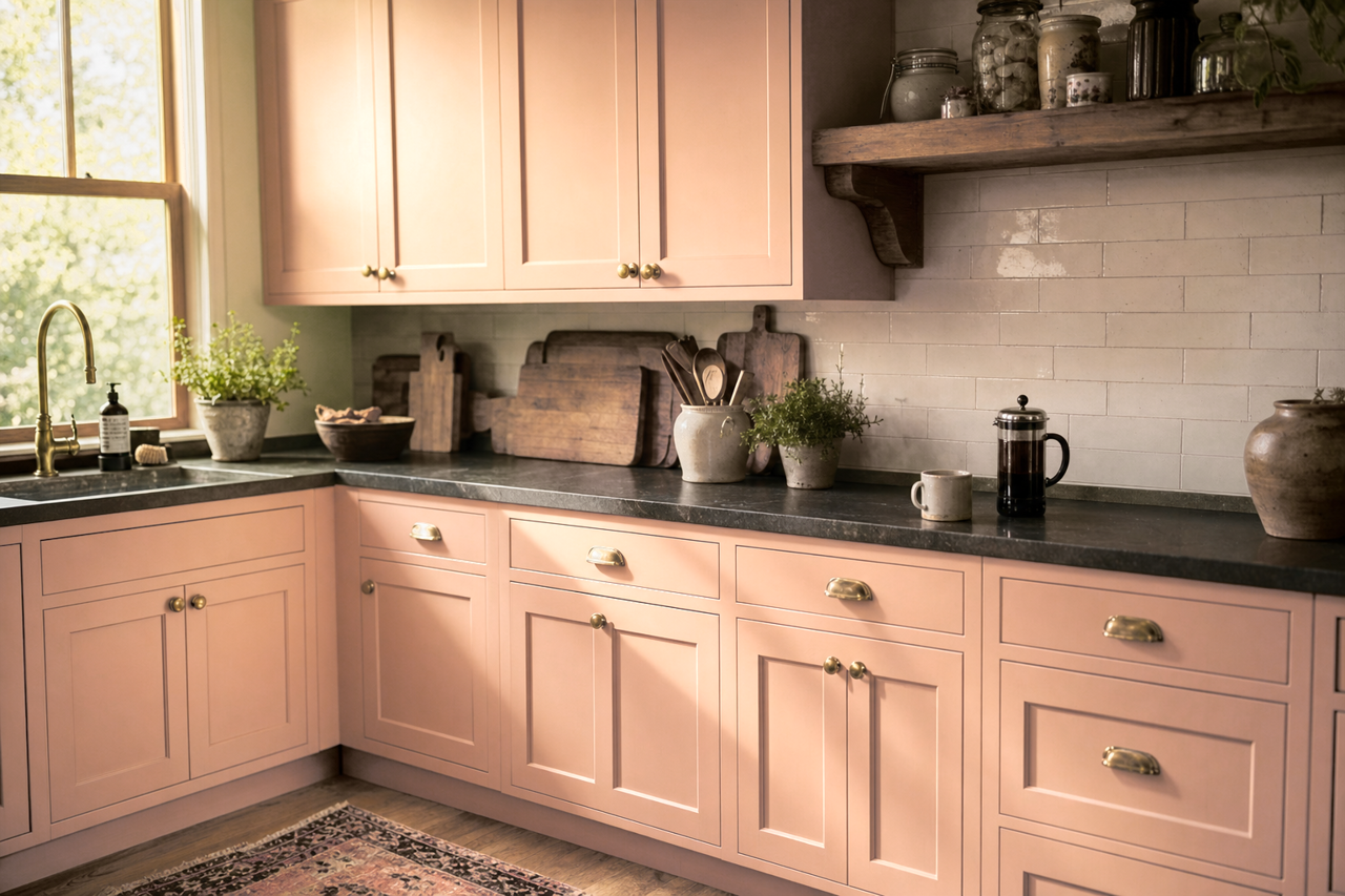 Chippendale by Benjamin Moore on cabinets
