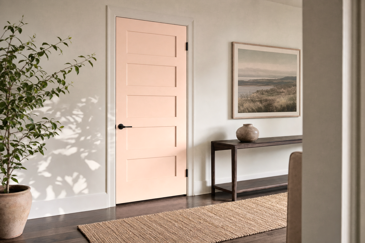 Odessa by Benjamin Moore on interior-doors
