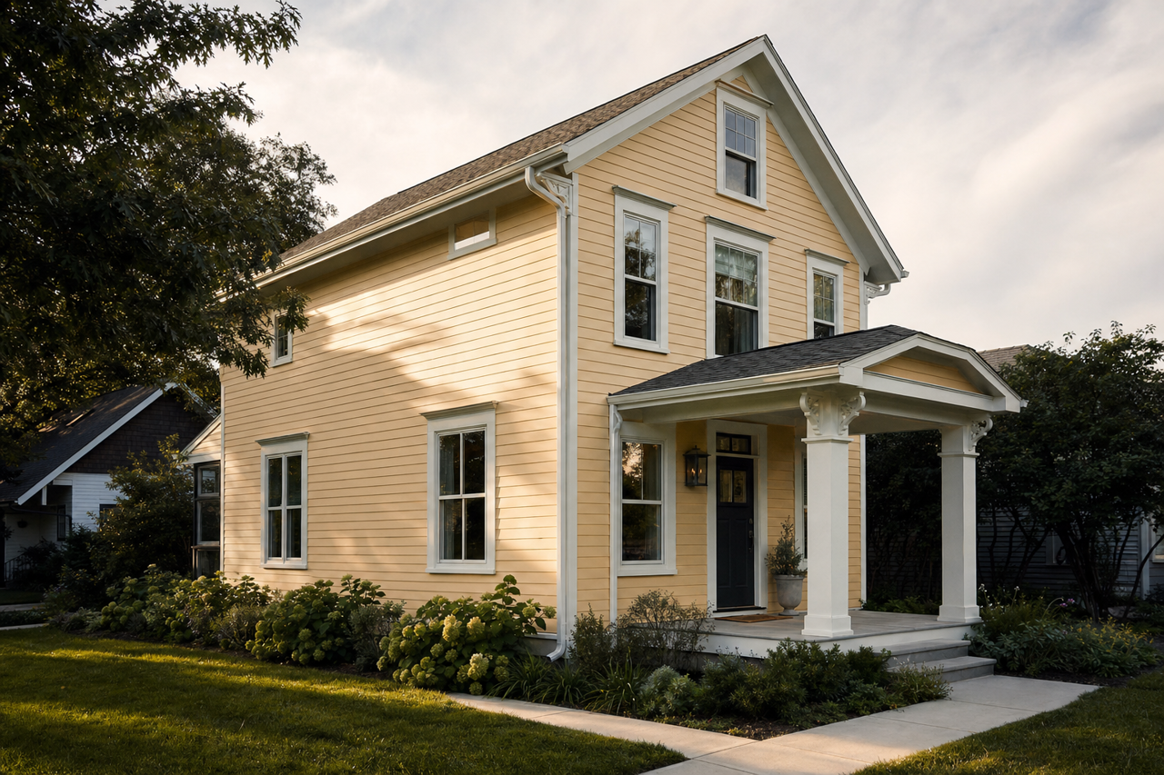 Windham by Benjamin Moore on exterior