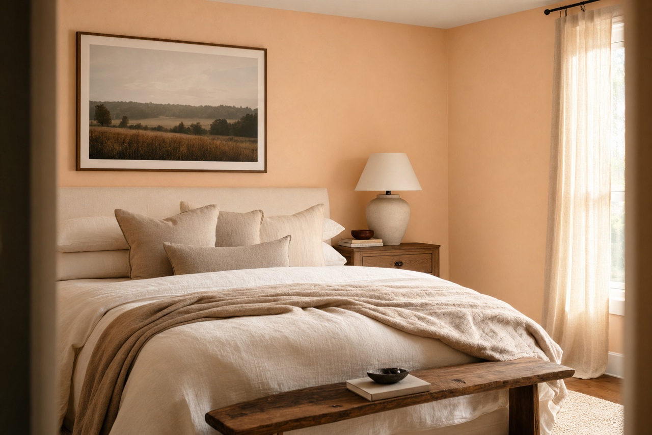 Queen by Benjamin Moore on interiors