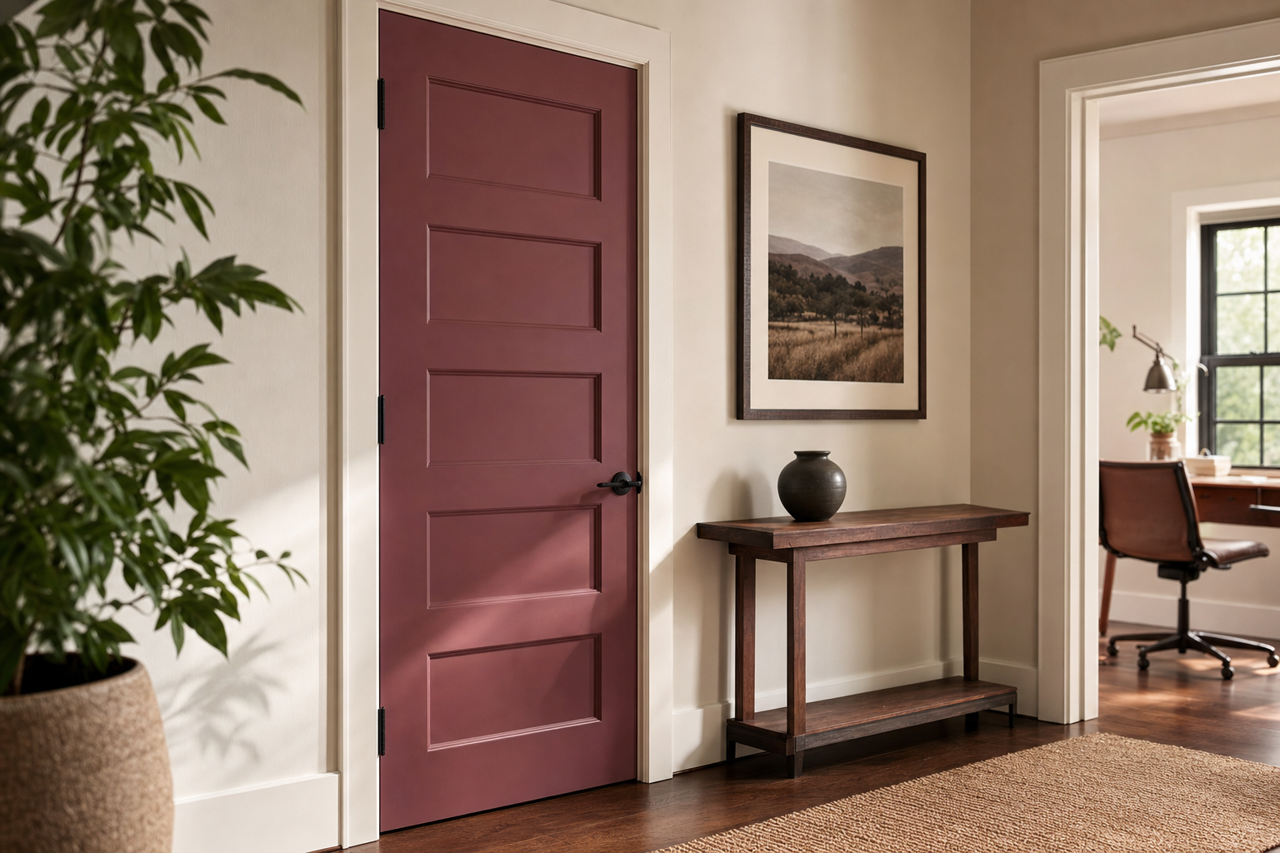 New by Benjamin Moore on interior-doors