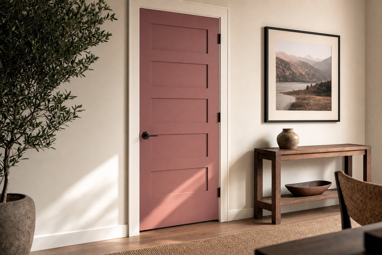 Somerville by Benjamin Moore on interior-doors