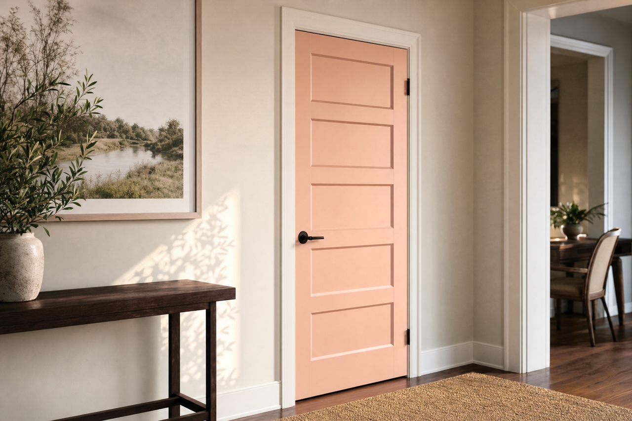 Monticello by Benjamin Moore on interior-doors