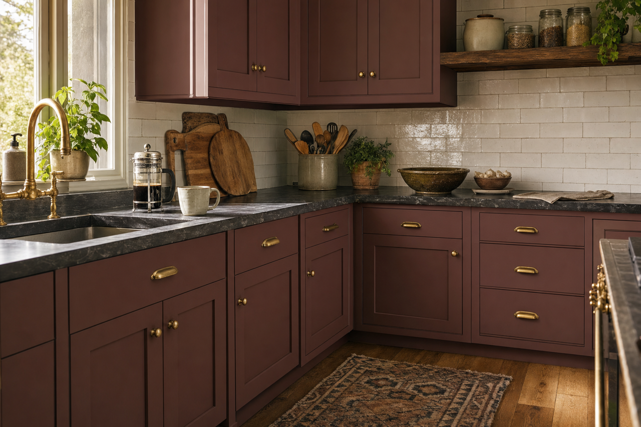 Townsend by Benjamin Moore on cabinets