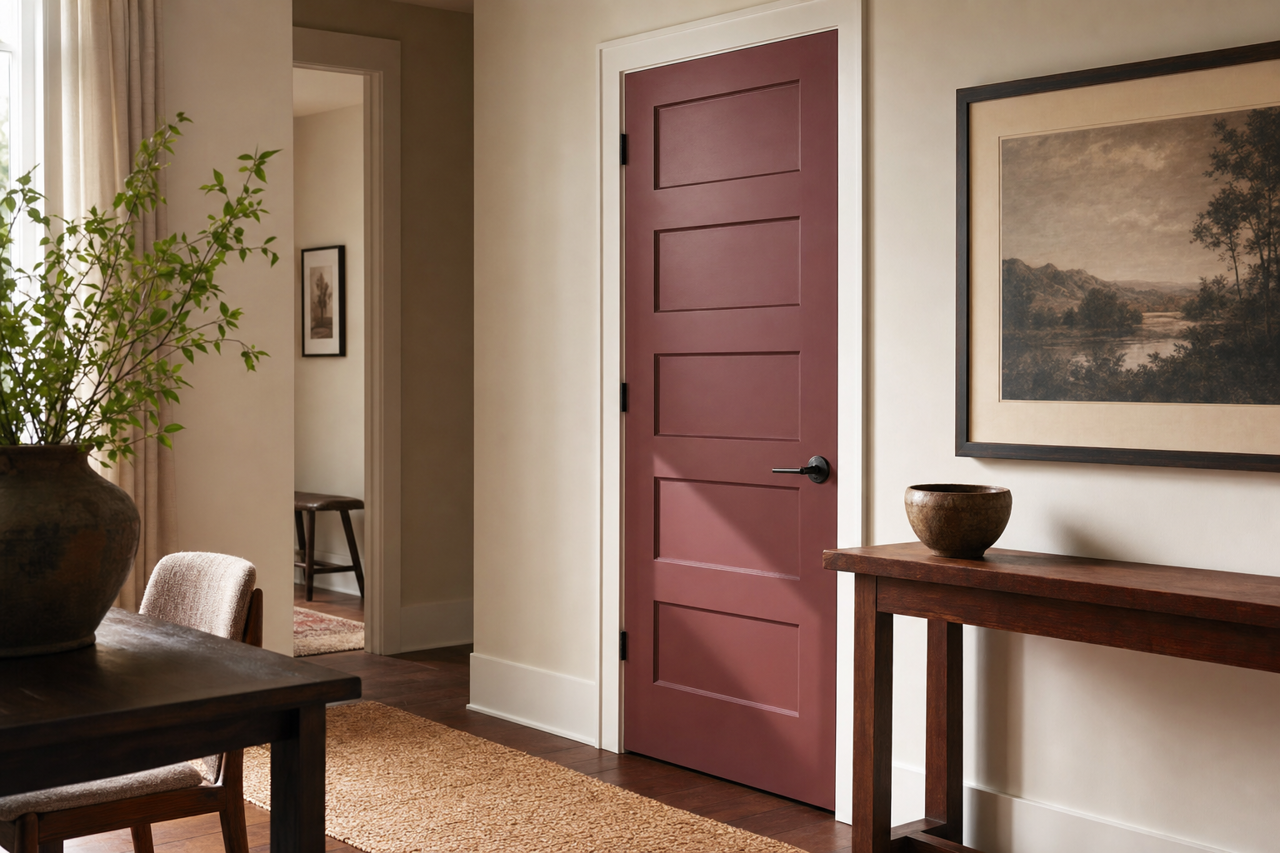 Hodley by Benjamin Moore on interior-doors