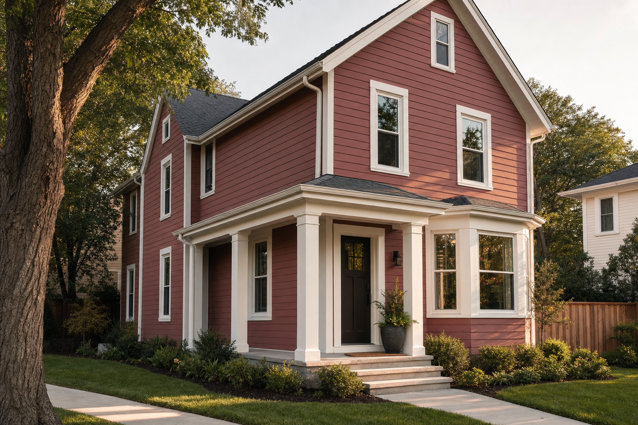 Garrison by Benjamin Moore on exterior