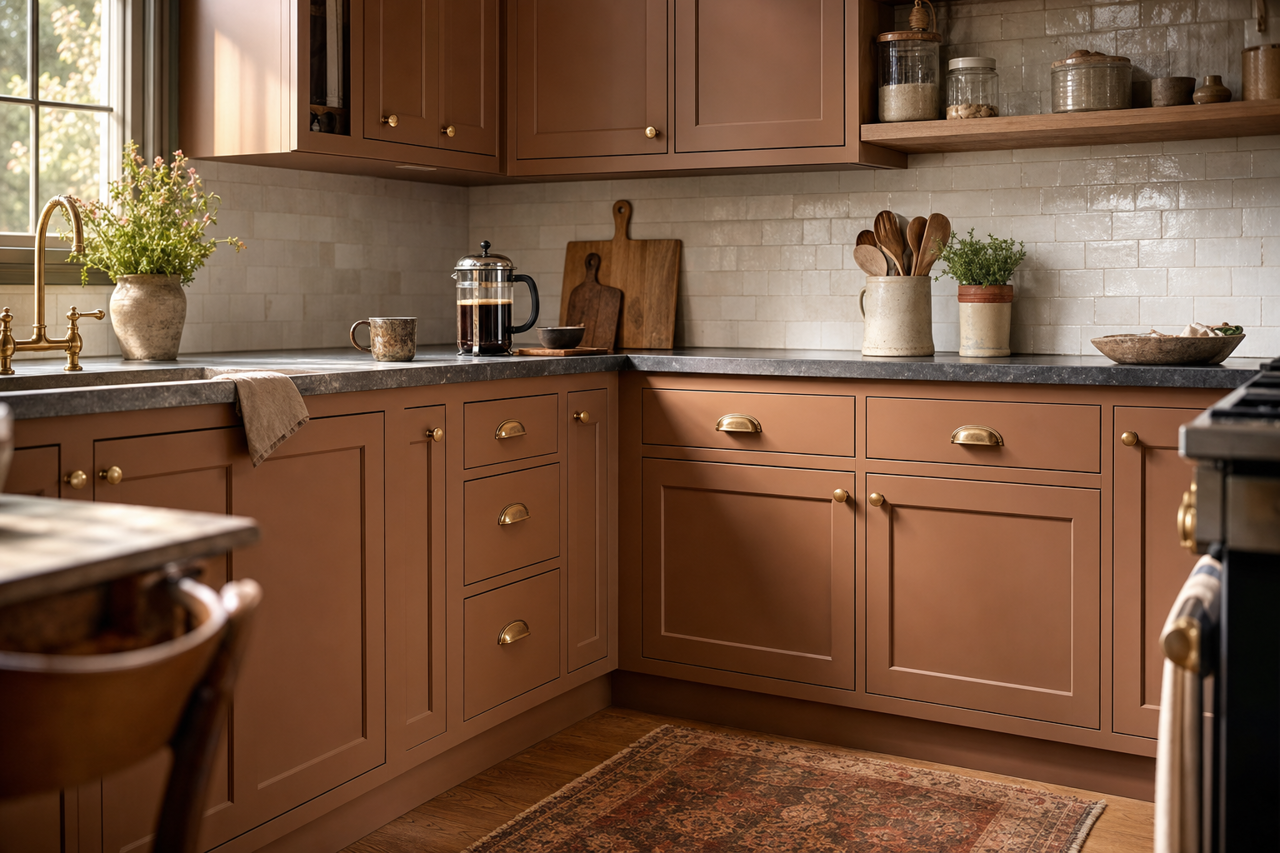 Middlebury by Benjamin Moore on cabinets