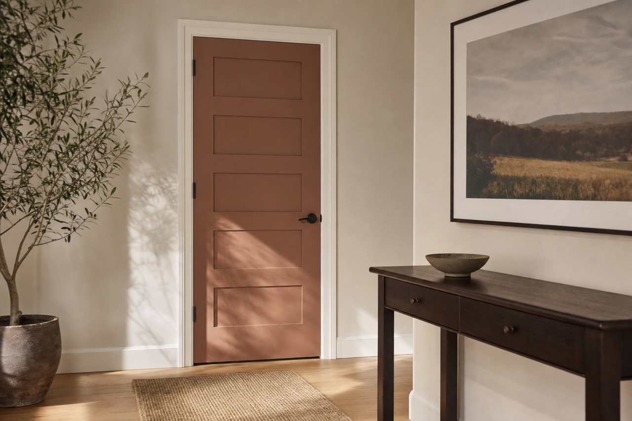 Branchport by Benjamin Moore on interior-doors