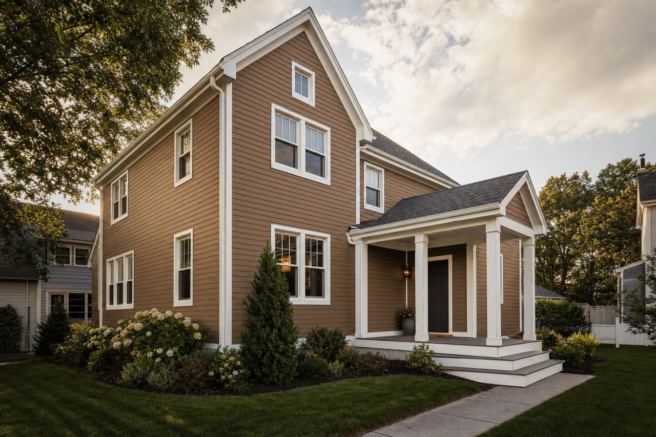 Plymouth by Benjamin Moore on exterior