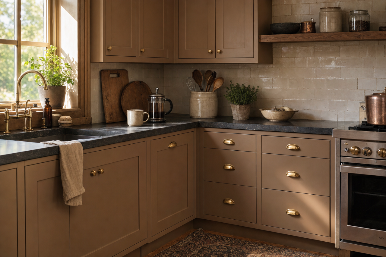 Davenport by Benjamin Moore on cabinets