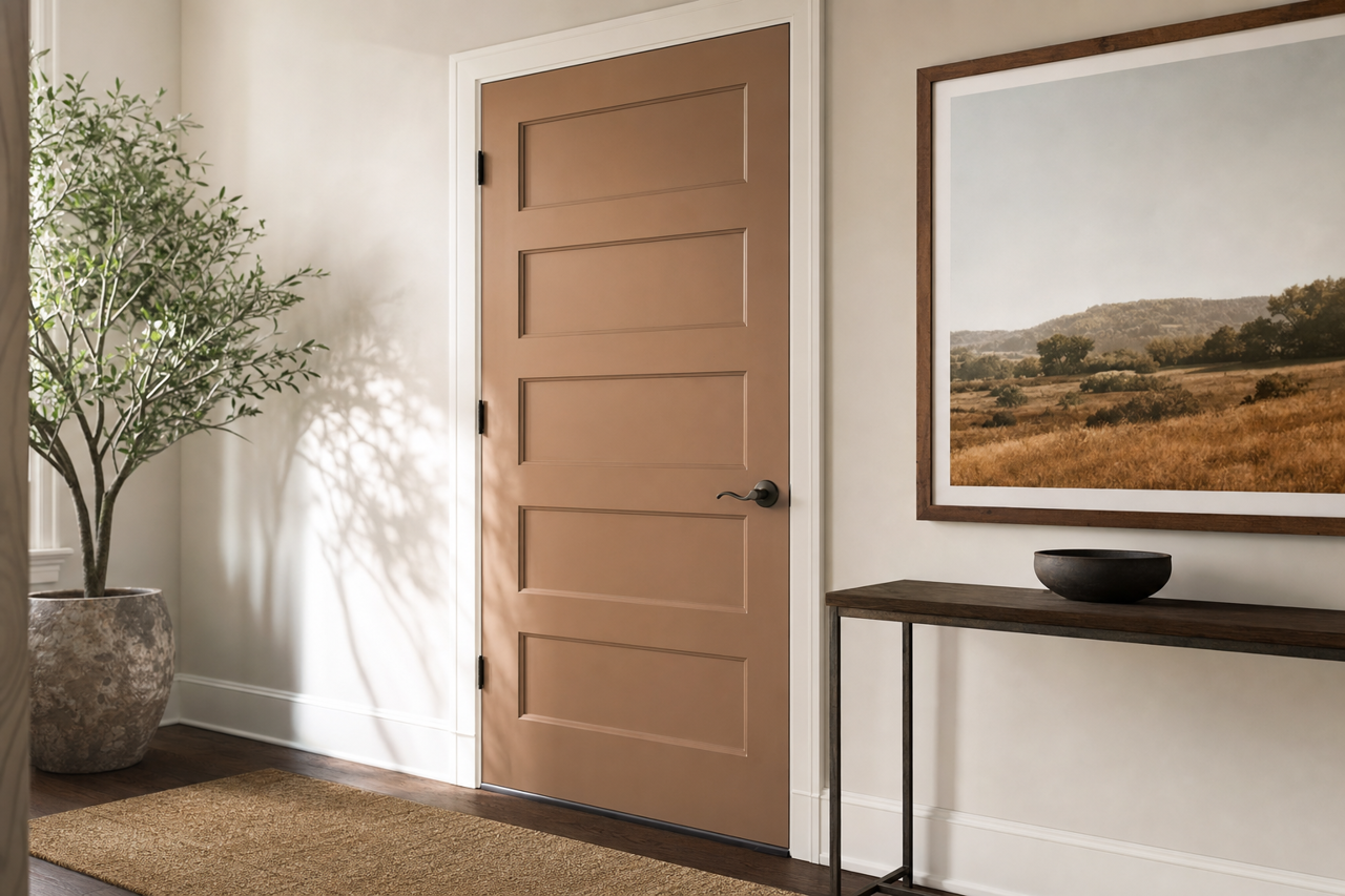 Davenport by Benjamin Moore on interior-doors