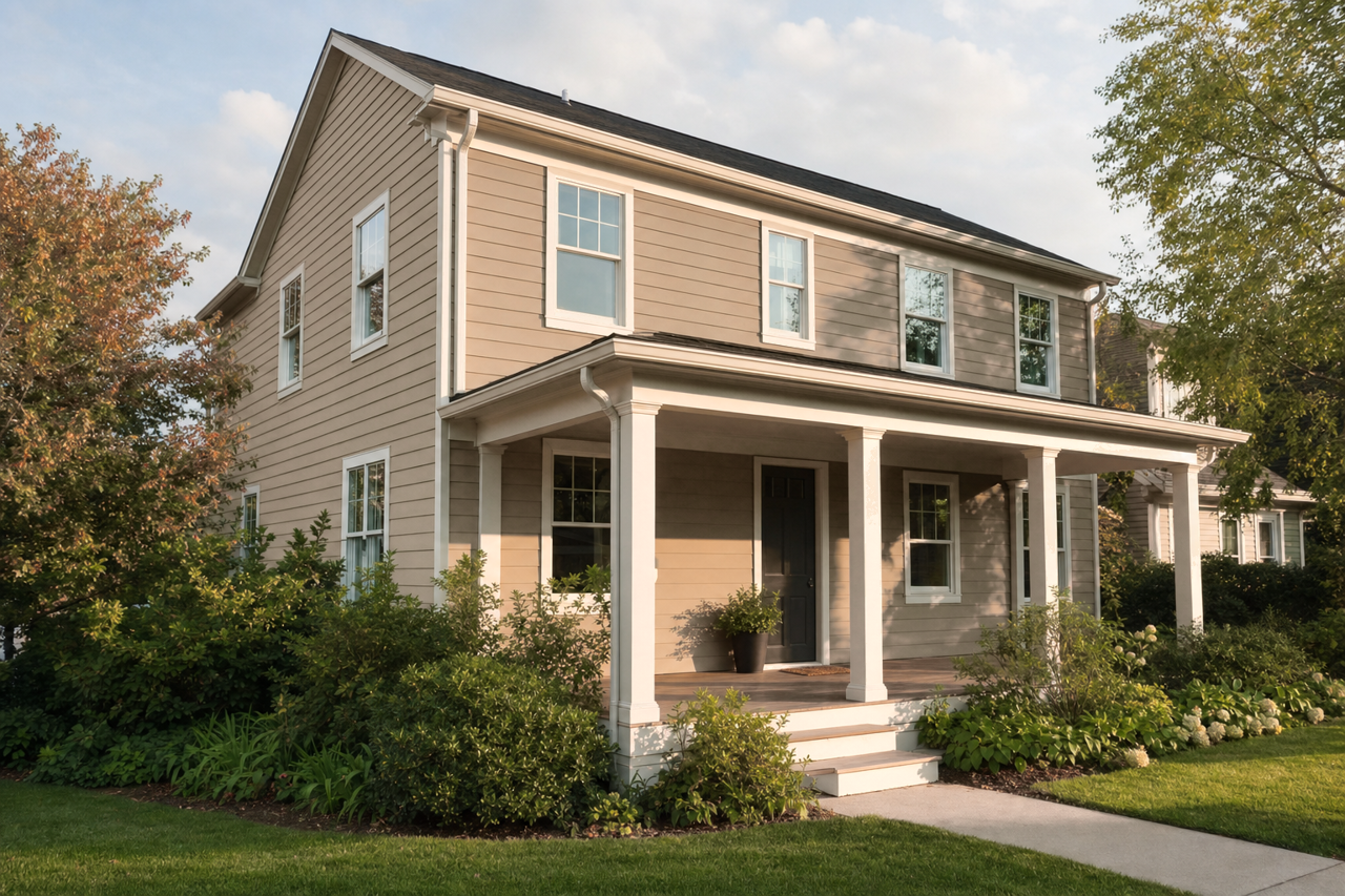 Alexandria by Benjamin Moore on exterior