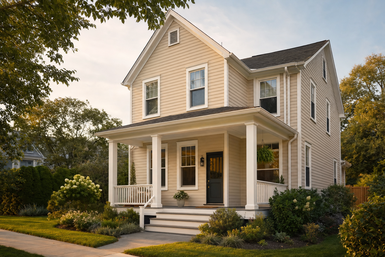 Litchfield by Benjamin Moore on exterior