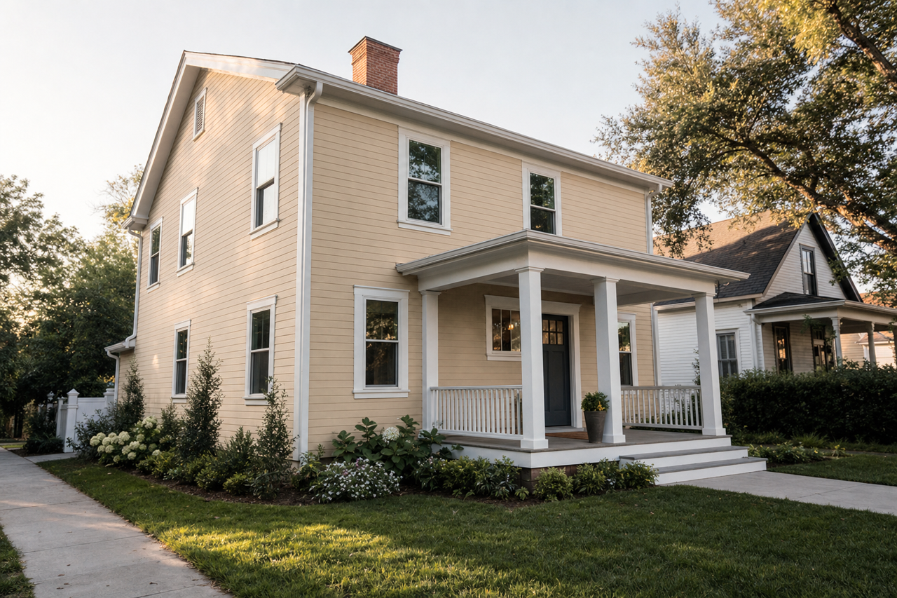 Greenbrier by Benjamin Moore on exterior