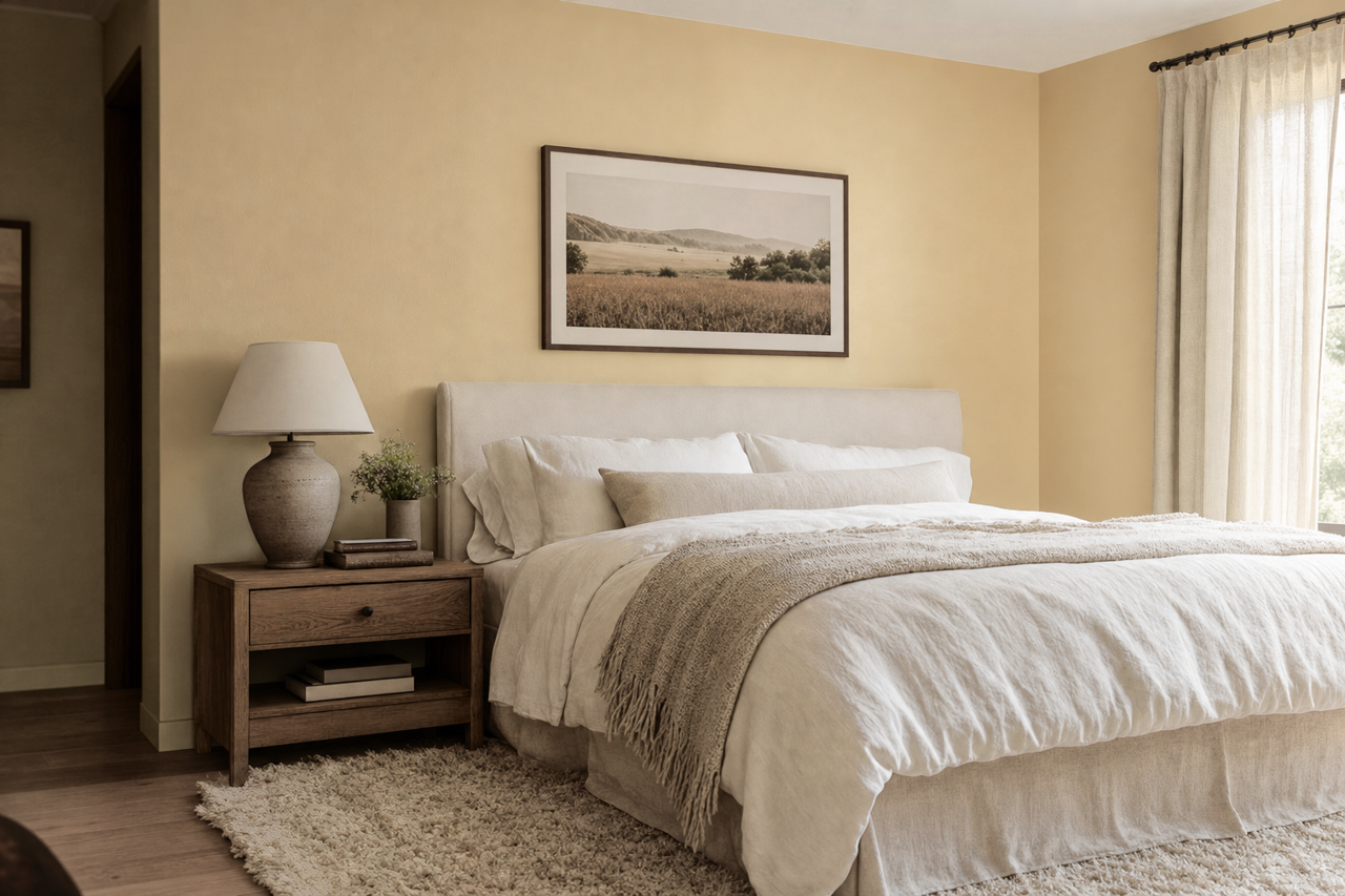Greenbrier by Benjamin Moore on interiors
