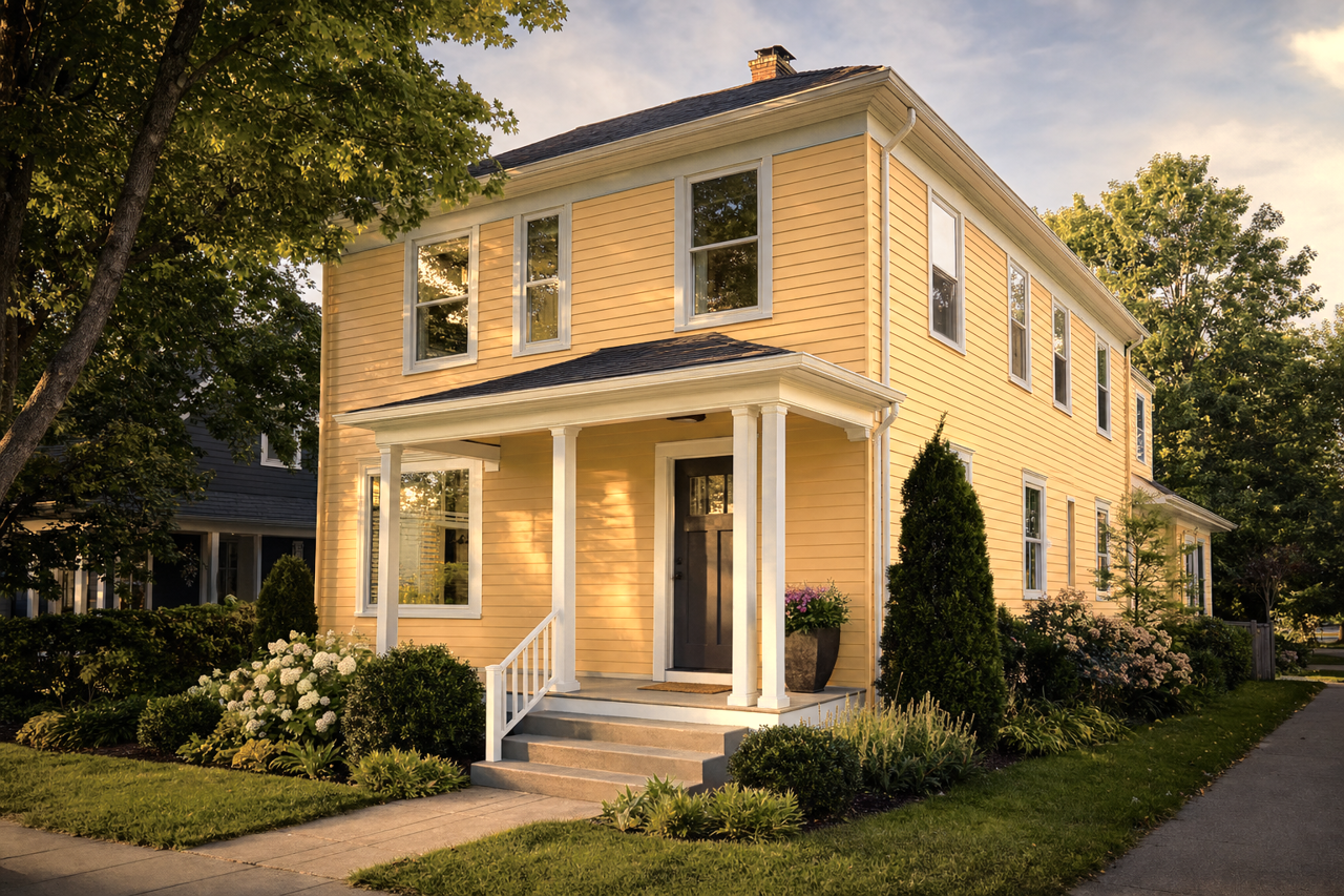 Dorset by Benjamin Moore on exterior