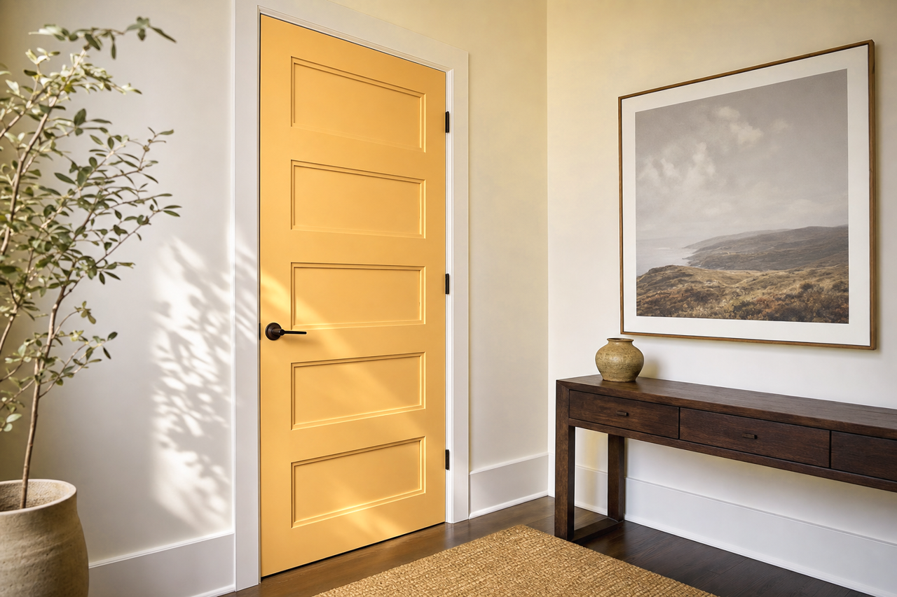 Dorset by Benjamin Moore on interior-doors