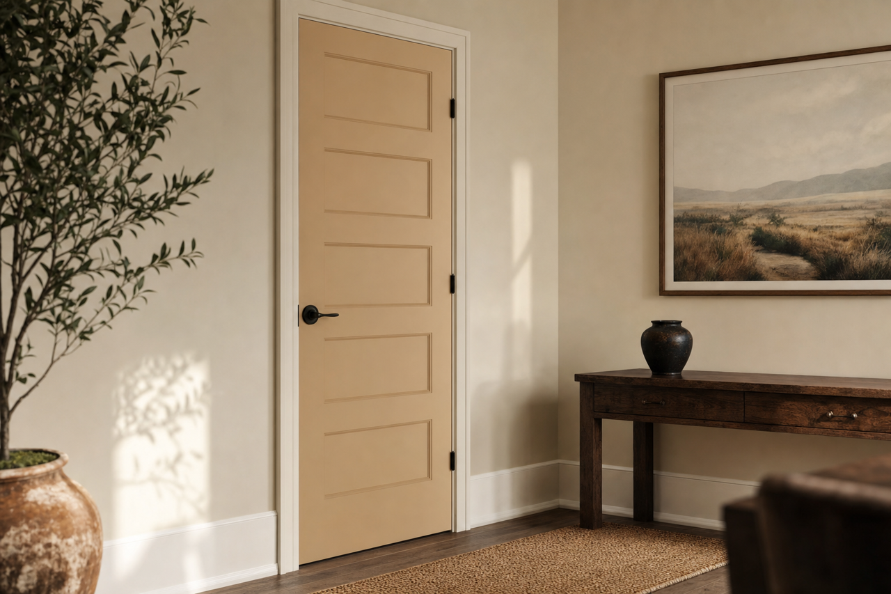 Bleeker by Benjamin Moore on interior-doors