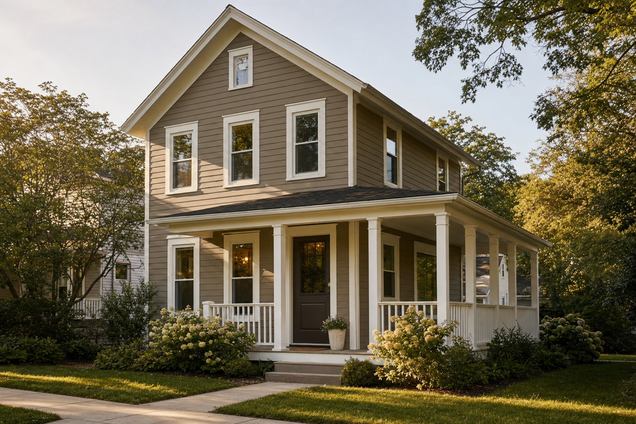 Fairview by Benjamin Moore on exterior