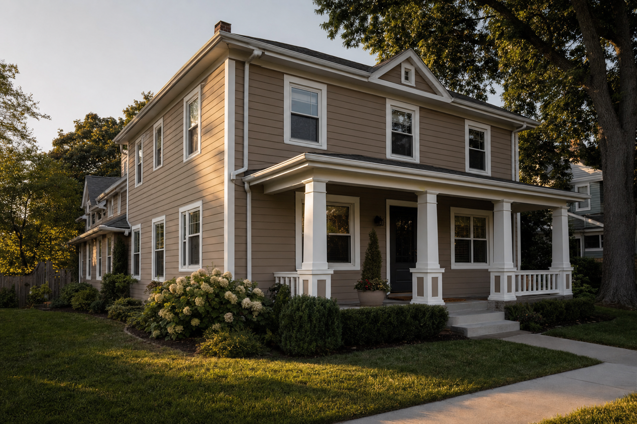 Kingsport by Benjamin Moore on exterior